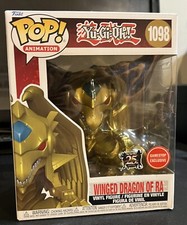 Funko POP Animation Yu-Gi Oh Winged Dragon of Ra Metallic GameStop Exclusive
