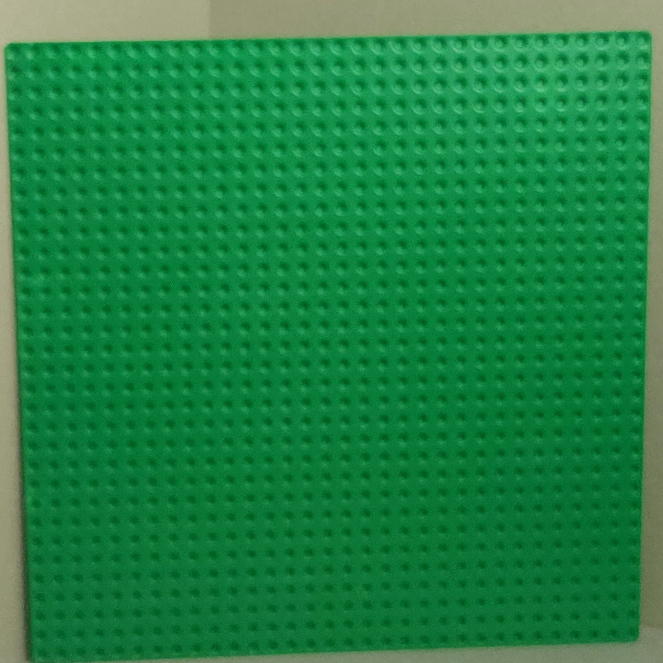 Placa base LEGO 32 x 32 tachuelas verde 1 pieza 3811 genuino sin usar, en caja usado 10 x 10 pulgadas Foto 3 de 4
