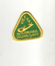 Vintage FIGURE SKATING patch USFSA Intermediate Second Class