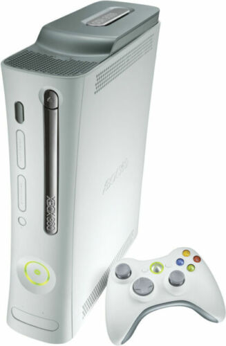 Xbox 360 Arcade White 32gb drive W/ PSU Wireless Controller & HDMI cord  WORKS