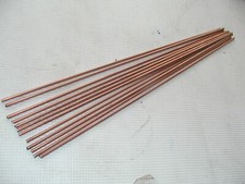 12 Pieces 1/8" Copper Coated Steel Rod Stock 12" long Arts Crafts Bird Cages
