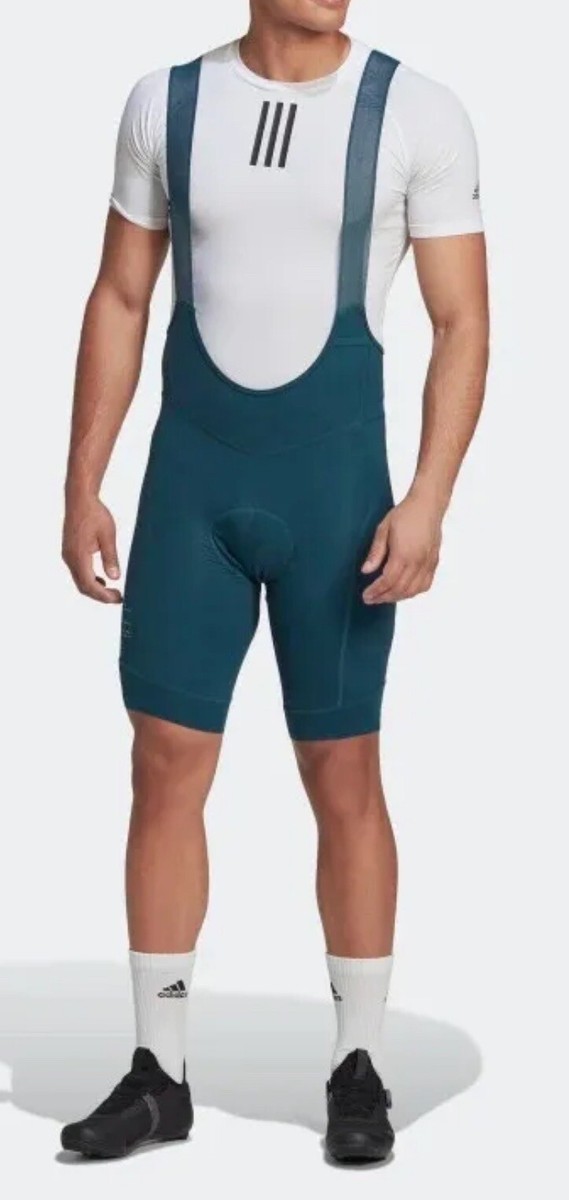 ★アディダス PARLEY★サイクルウェア&ビブショーツセット★未使用美品★L Adidas Parley Bib Cycling Tights Mens Large Biking Padded Shorts