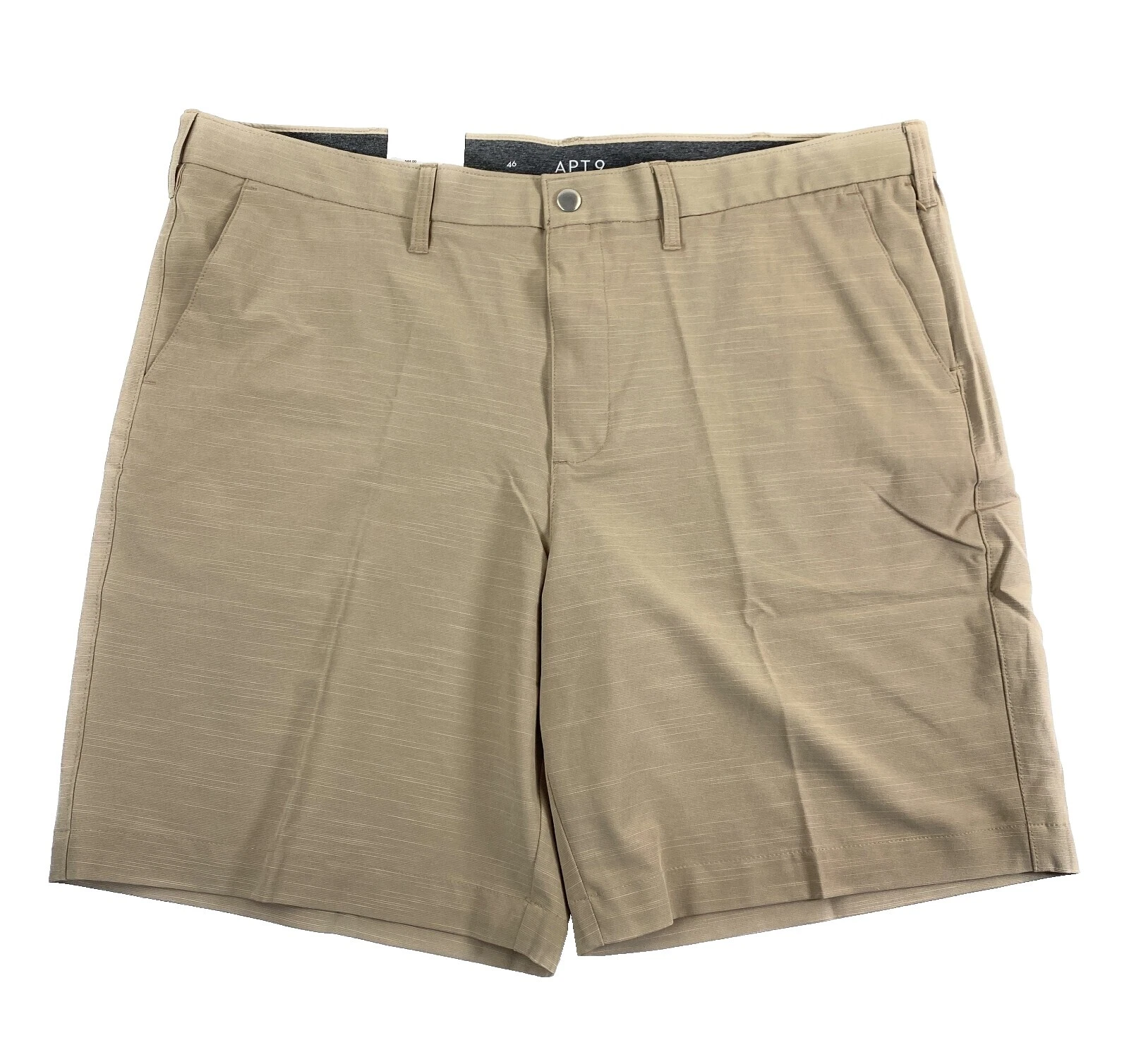 APT。 9 女式涤纶纯色短裤男式