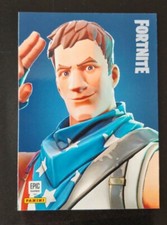 💥 2019 Panini Fortnite Star-Spangled Trooper uncommon outfit NM Series 1 Card 