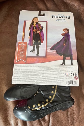 NIB Disney Frozen II Anna Boots costume dress up adjustable back fits most - Picture 2 of 5