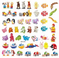 Clockwork Wind-Up Zoo Animal Toys for Kids - Perfect Gift UK
