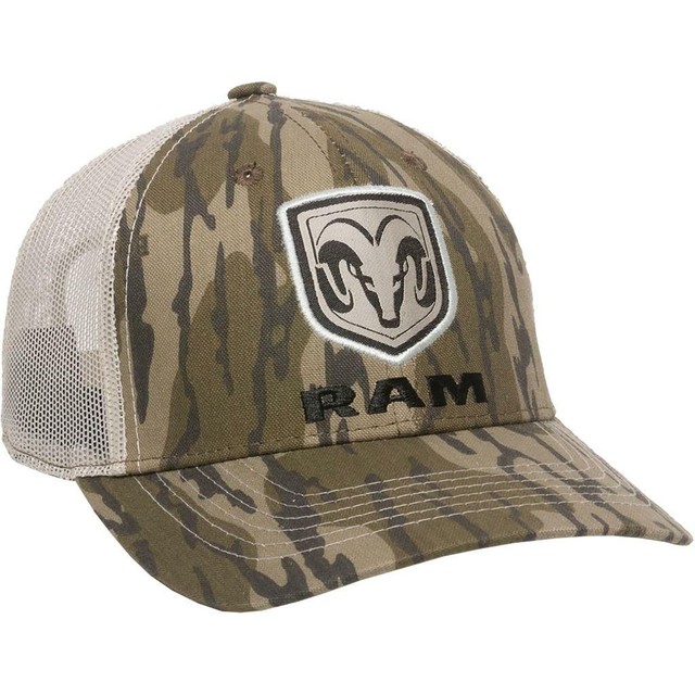 bottomland camo trucker hat