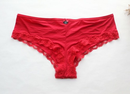 2 Pack Women Sexy Briefs Smooth&Mesh underwear boyshorts knickers Panties XXL - Picture 8 of 12