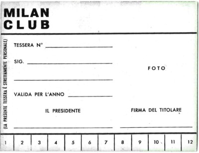 Portefeuille Vintage AC Milan Des Années 60 – Plastique Rétro