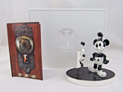 Arribas Bros/Swarovski ""Steamboat Willie"" limitierte Kristallfigur mit Juwelen