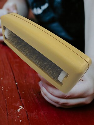 FLUPPI KRÜMELBÜRSTE AUTOBÜRSTE KRÜMEL BÜRSTE CRUMB BRUSH BROSSE TISCHROLLER NEU