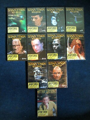 Set 10 DVD Serie STAR TREK Next Generation (+1 klassische Serie) V. Französisch SF
