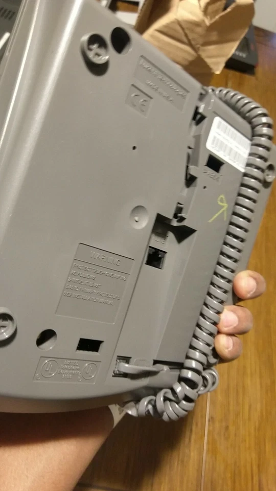 LUCENT OFFICE TELEPHONE SET 6408D01A-323, GRAY, 8 RING OPTIONS - Image 2 of 3