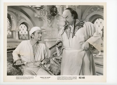 Vintage 8x10 Douglas Fairbanks, Jr. in Sinbad the Sailor 1947 w Maureen O'Hara