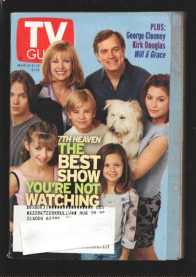 MAG: TV Guide-3/6/1999-Cover features cast members of ''7th Heaven''.St Louis e...