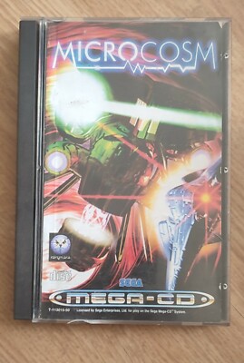 Sega Mega-CD, MICROCOSM getestet - funktionstüchtig mit Handbuch und Long Box PAL