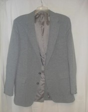 Vintage 70's 80's LEVI's ACTION SUIT Grey Jacket size 42 44 L Blazer