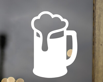 Frosty Mug Vinyl Sticker - Suds Root Beer Ice Cream Float - Die Cut Decal