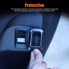 Fit For BMW 5 Series 2024+ Carbon Car Interior Trunk Switch Frame Styling Trim