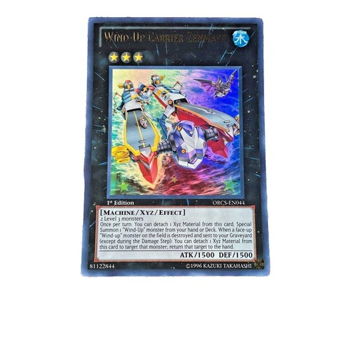 Yu-Gi-Oh! Wind-Up Carrier Zenmaity Ultra Rare Card – Order Of Chaos Unlimited Edition (ORCS-EN044) 10 thumbnail image