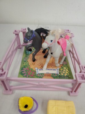 Vintage 1993 Kenner Littlest Pet Shop ZOO ARABIAN PRANCERS Horses