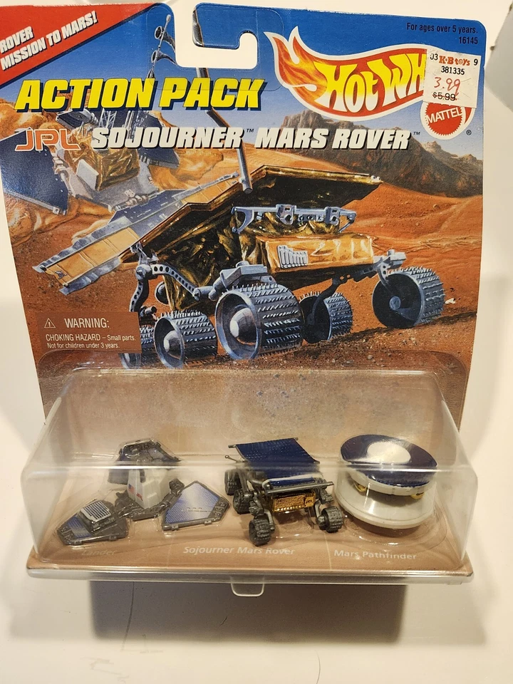 Hot Wheels Action Pack Galileo/Mars Rover 1998 1996 Foto 2 de 3