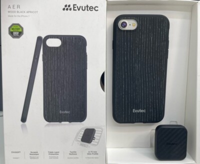 Evutec AER Series Case w/ Vent Mount for Apple iPhone Wood Black  Apricot
