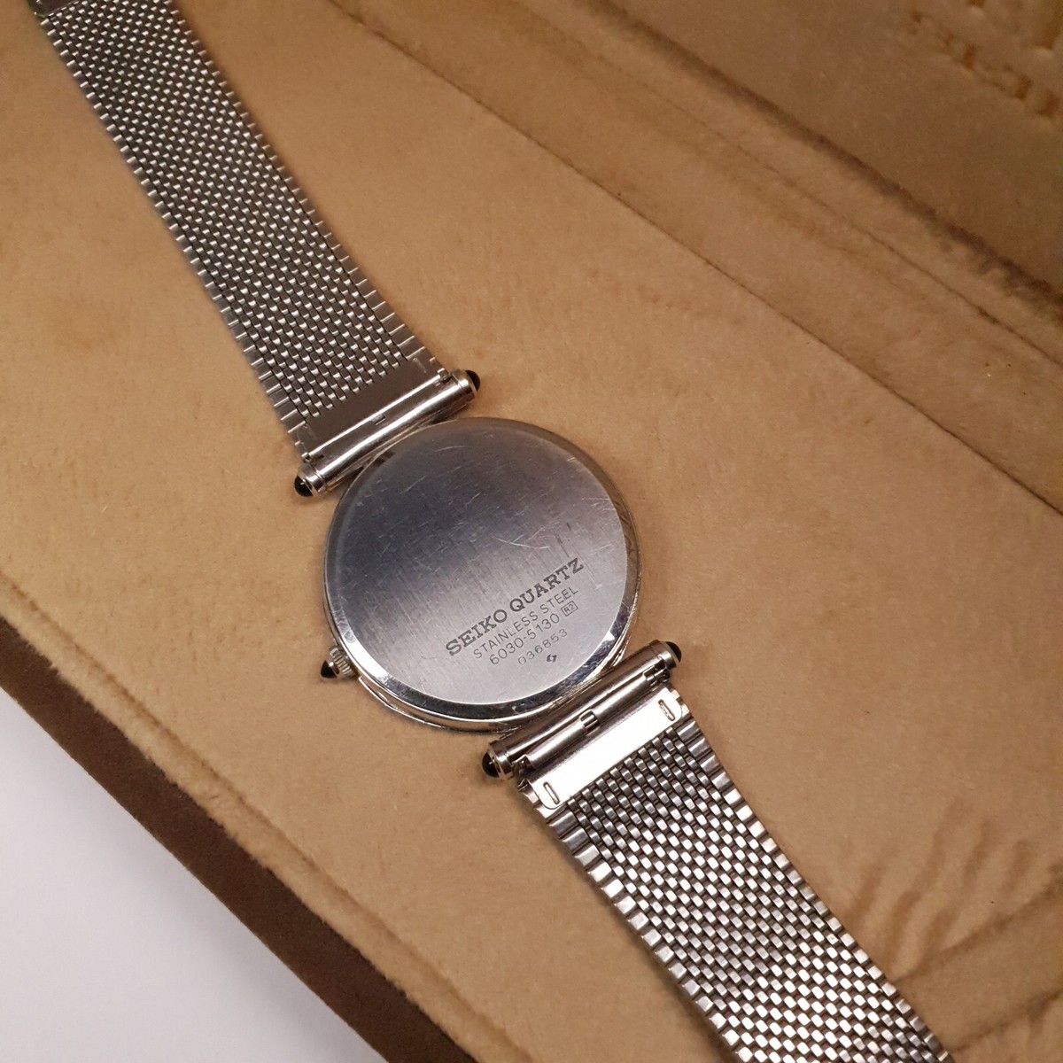 Vintage March 1980 Seiko Credor (6030-5130) Onyx Stones, Tropical