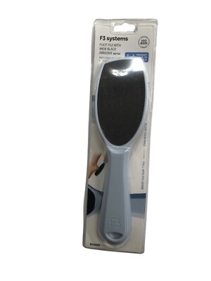 F3 Systems Foot File With Wide Black Abrasive 80/150