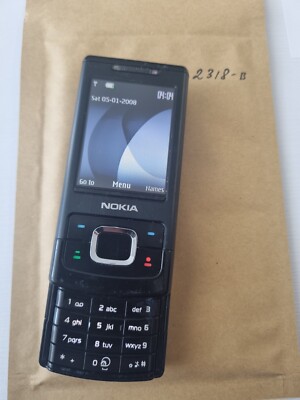 Nokia 6500s Handy (entsperrt) 6500 Slide - Schwarz