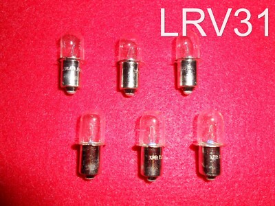6x CRAFTSMAN 19 volt 19.2v REAL XENON Flashlight / Worklight Replacement Bulbs