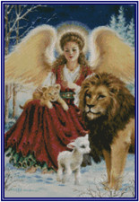 Christmas Angel Counted Cross Stitch CHART No.49-107