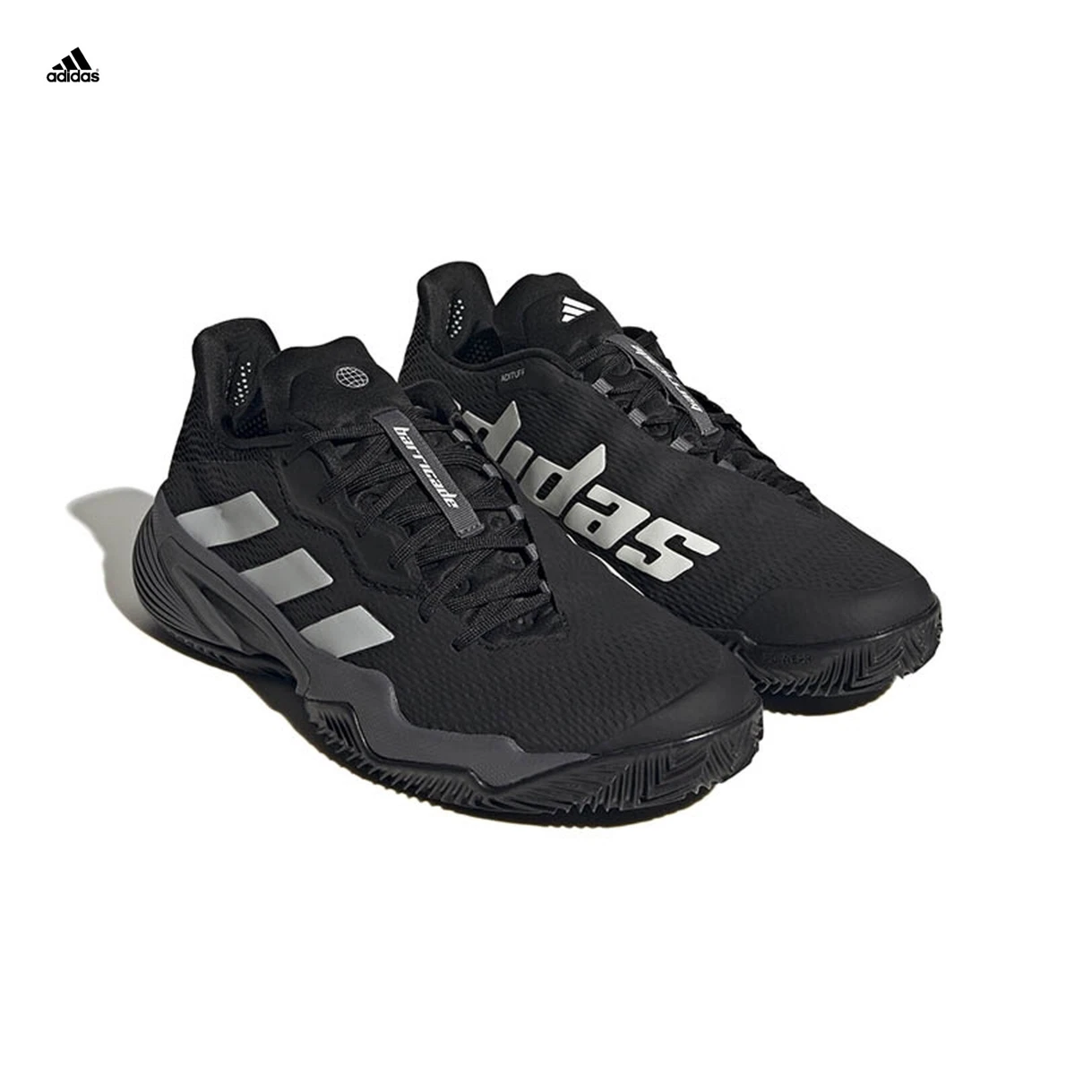 Adidas barricade top tennis shoes black