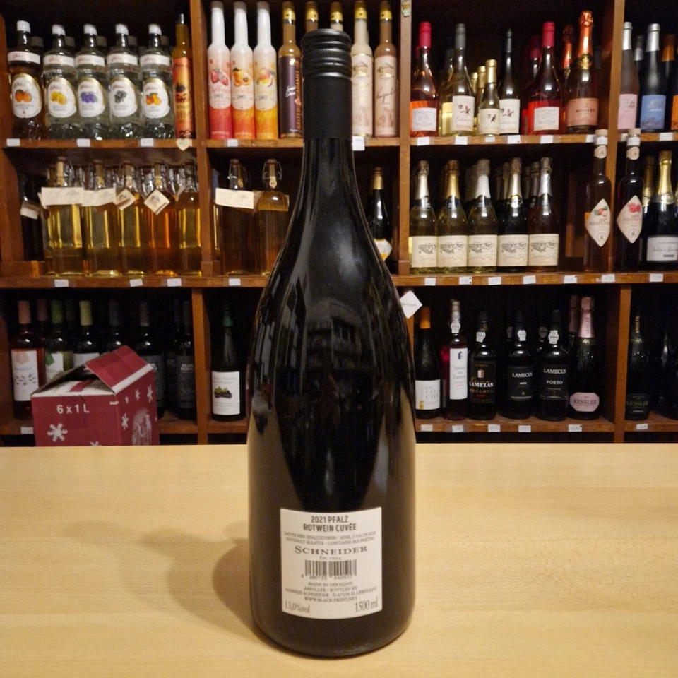 1 x URSPRUNG Magnum 1,5 Liter Rotwein Markus Schneider Ellerstadt Pfalz Trocken - Bild 2 von 2