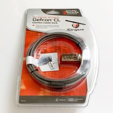 Targus DEFCON CL Laptop Notebook Computer Security Combination CABLE LOCK NEW