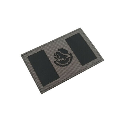 3 Piezas Insignia Parche Gancho y Lazo IFF Táctico Bandera de México IR Reflectante Bandera de México - Imagen 7 de 11