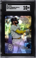 2022 Topps Fernando Tatis Jr. 2021 Greatest Hits SGC 10 GEM MINT