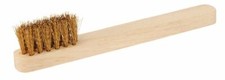 Z&uuml;ndkerzenb&uuml;rste Messing Drahtb&uuml;rste Messingb&uuml;rste 3reihig gewellt     955100938