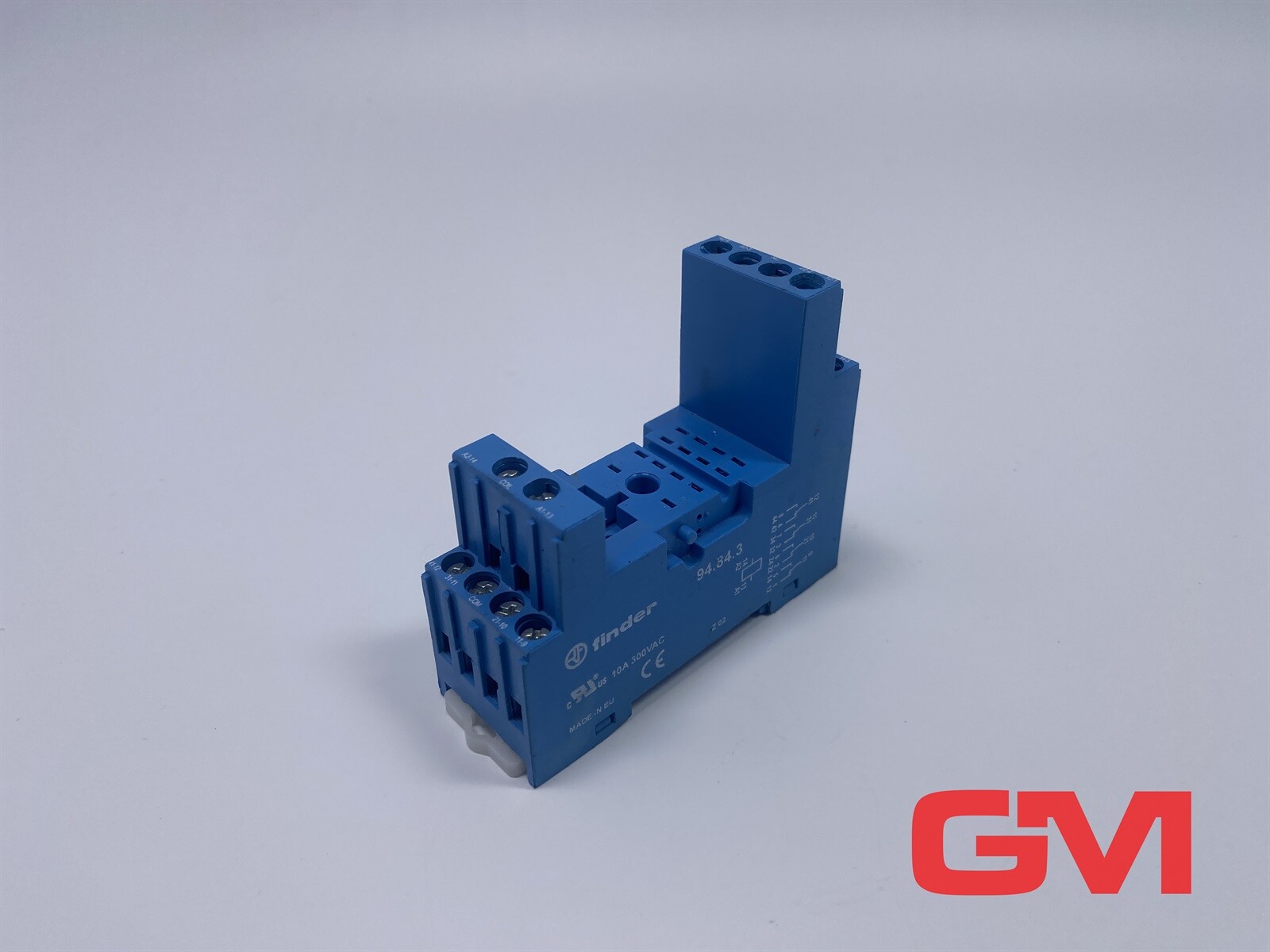 Finder Screw Socket 94.84.3 10A 300VAC Relay Base without Clamp