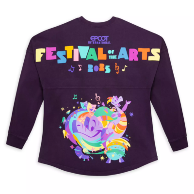 JUSGLITTY シャイニーブークジャコット　新品タグ付き★ 2025 Disney Parks Epcot Festival of Arts Figment Purple Spirit