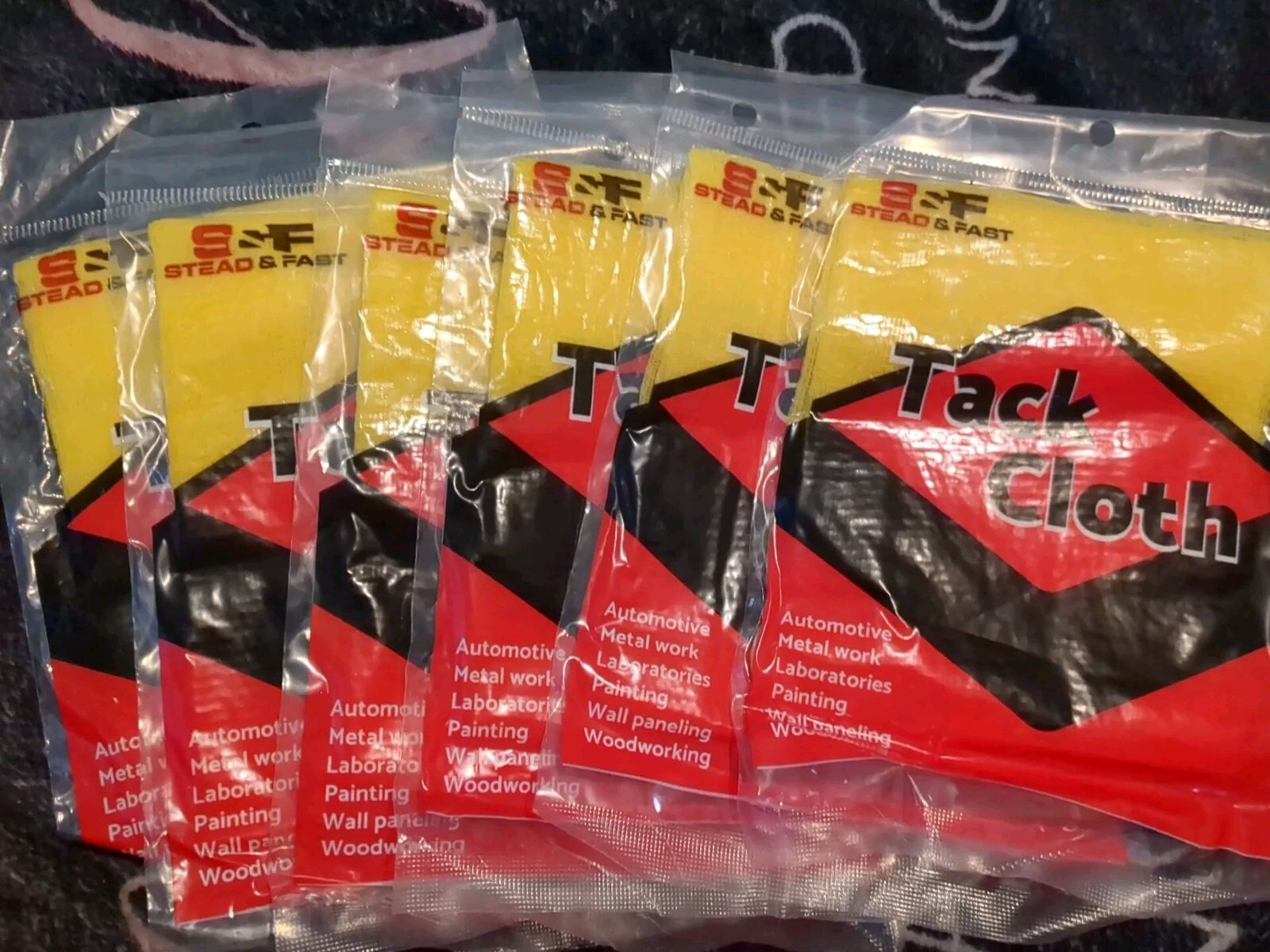 6Pack Painters Tack Cloth for Painting Professional Sticky Tack Cloth