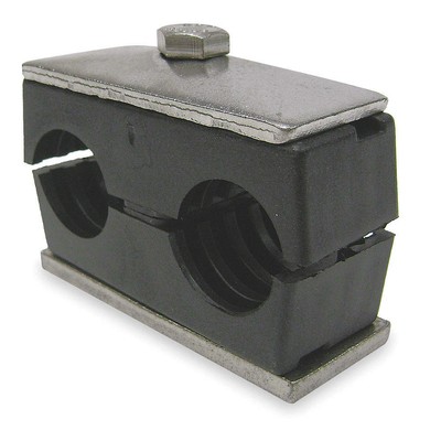 BEHRINGER PIPE SYSTEMS TW3075-PP Vibration Beta Clamp,3/4''OD,1 13/64''W 4WFW3