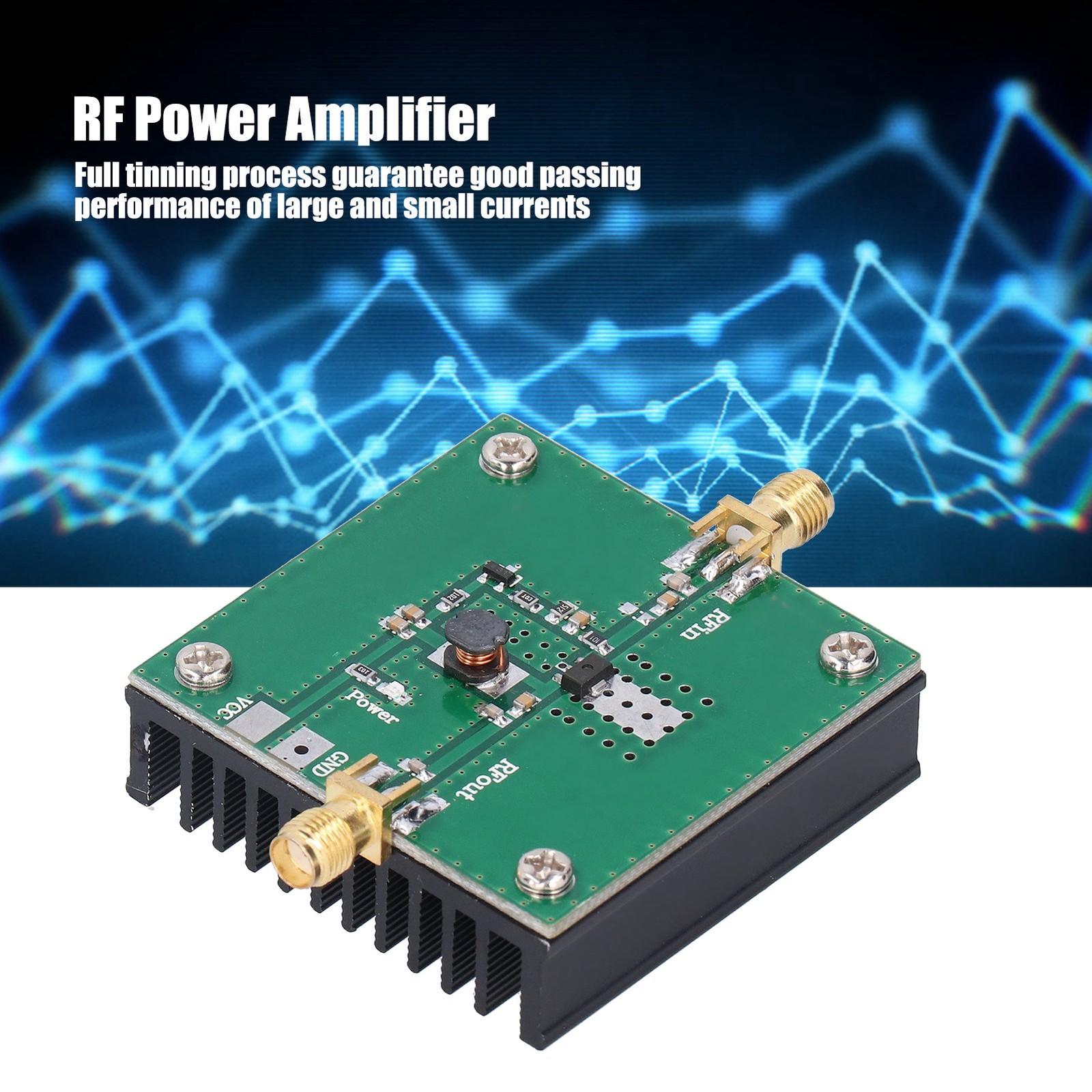 RF Power Amplifier Module 450MHz 5.0W Printed Circuit Board SMA Female♡