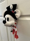 Disney Parks Mickey Mouse Plush  Door Hanger Holiday Collection Christmas Rare — photo 3