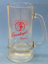Glass Beer Mug/Stein ~ Jacob LEINENKUGEL'S Brewery ~ Chippewa Falls, WISCONSIN