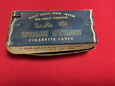 Vintage LA CROIX FILS Wheat Straw Cigarette Papers - 7 packs in original box
