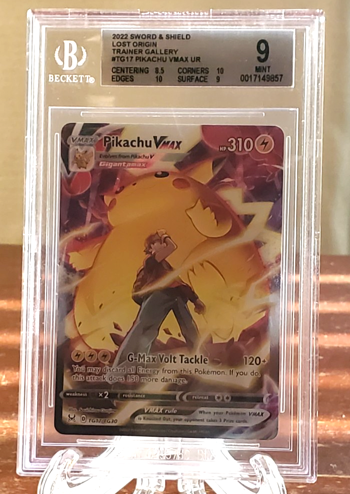 2022 POKEMON SWORD & SHIELD LOST ORIGIN #TG17 FULL ART/PIKACHU
