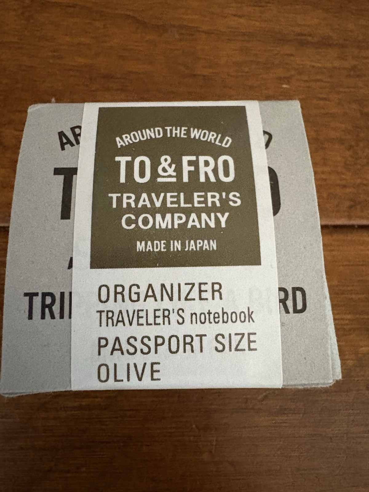 TO&FRO Traveler’s Company/Notebook Traveler’s Organizer/Passport/Olive