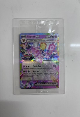 Espeon EX 034/131 Stamped Prismatic Evolutions Surprise Box Promo SEALED