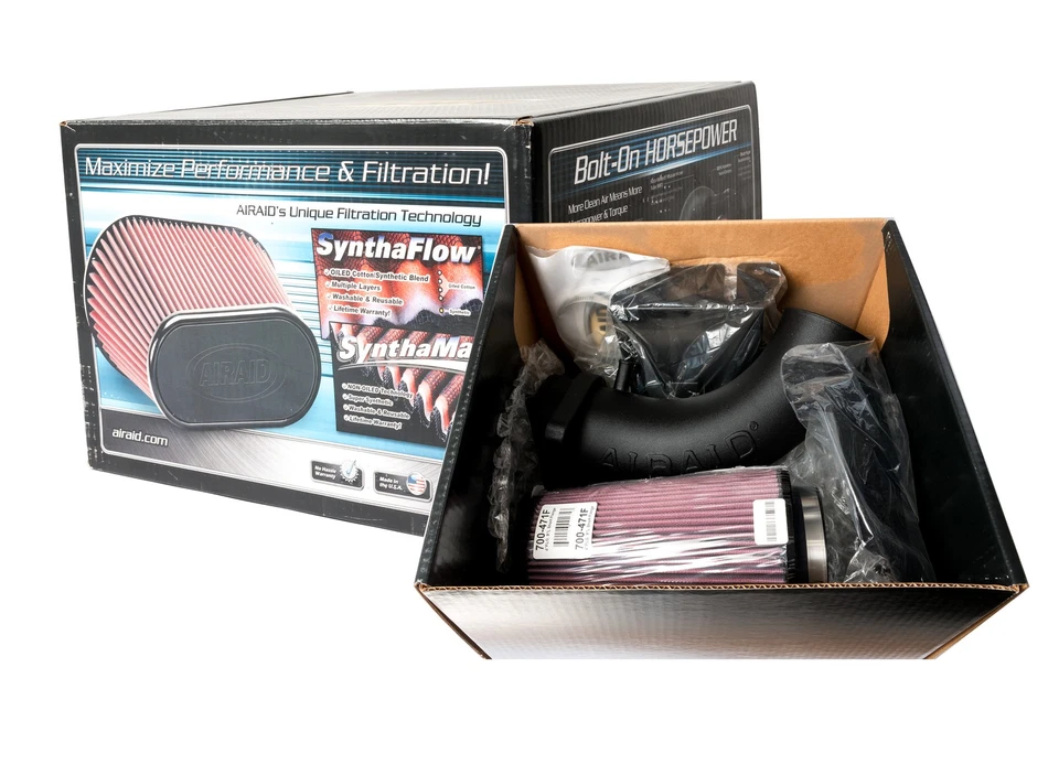 Высокопроизводительная система воздухозаборника Airaid подходит для Jeep Wrangler V6 2007-2011 годов выпуска 3,8 л 310208 - Изображение 3 из 4